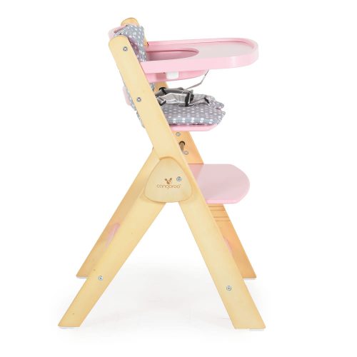 Cangaroo CARAMEL fa etetőszék 15kg-ig terhelhető PINK