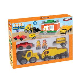 Pilsan  építőkészlet dozer autós 57dbos – Zsebi Baba Shop
