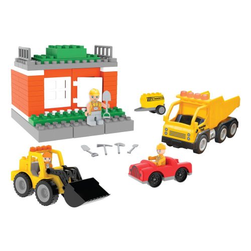 Pilsan  építőkészlet dozer autós 57dbos – Zsebi Baba Shop