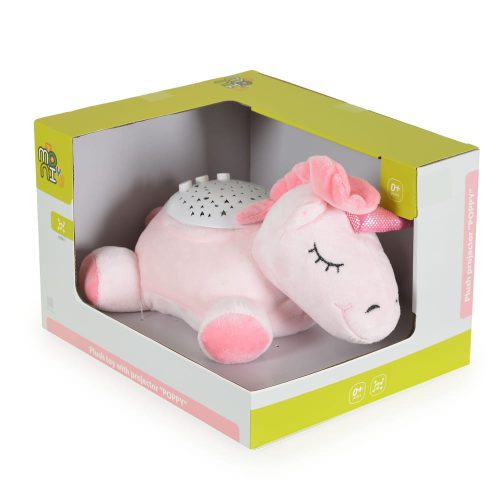 Moni LAMP Poppy éjjeli lámpa és projektor UNIKORNIS plüssfigura – Zsebi Baba Shop
