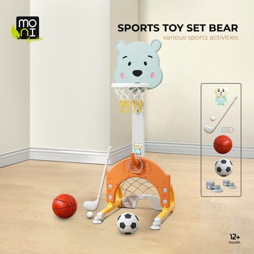 MONI kosárpalánk sport játékszett macis – Zsebi Baba Shop