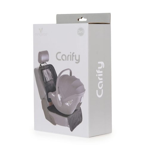 Cangaroo CARIFY ülésvédő 3in1 FEKETE – autós kiegészítő 1. kép