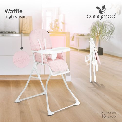 Cangaroo WAFFLE etetőszék PINK 