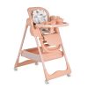 Cangaroo SURPRISE etetőszék szilikon tányérral, evőeszközzel, előkével PINK