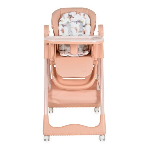 Cangaroo SURPRISE etetőszék szilikon tányérral, evőeszközzel, előkével PINK