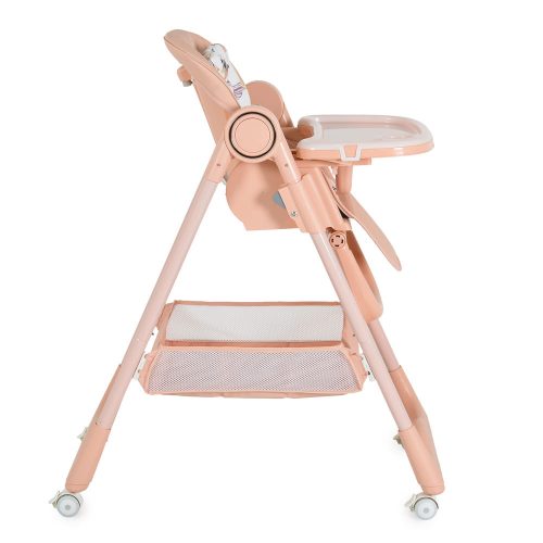 Cangaroo SURPRISE etetőszék szilikon tányérral, evőeszközzel, előkével PINK