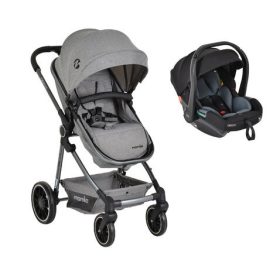Moni GISELLE átalakítható babakocsi és autós hordozó 40-87cm 3in1 SZÜRKE – multifunkciós babakocsi 2. kép
