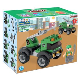 PILSAN építőjáték kis készlet TEHERAUTÓ ZÖLD – Zsebi Baba Shop
