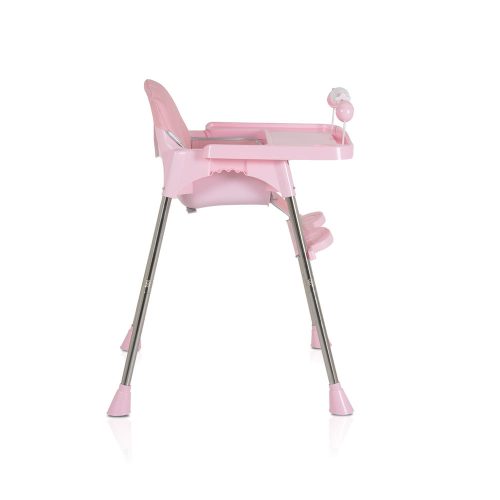 Moni CENTURY etetőszék műanyag játékhíddal PINK