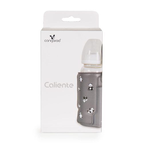 Cangaroo CALIENTE cumisüveg melegen tartó, hordozható, USB-C töltővel NAGY SZÜRKE