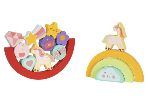MONI 2IN1 balance puzzle Unicornis SZIVÁRVÁNY – Zsebi Baba Shop
