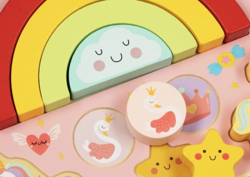 MONI 2IN1 balance puzzle Unicornis SZIVÁRVÁNY – Zsebi Baba Shop