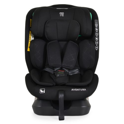 Moni AVENTURA dönthető autósülés 40-150cm FEKETE – 40–150 cm-es autósülés 4. kép