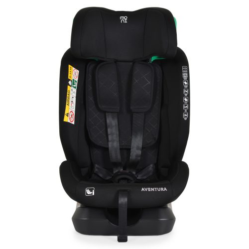 Moni AVENTURA dönthető autósülés 40-150cm FEKETE – 40–150 cm-es autósülés 5. kép