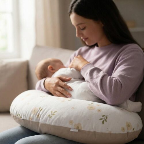 HUGSY terhességi és szoptatós párna BÉZS – termékfotó