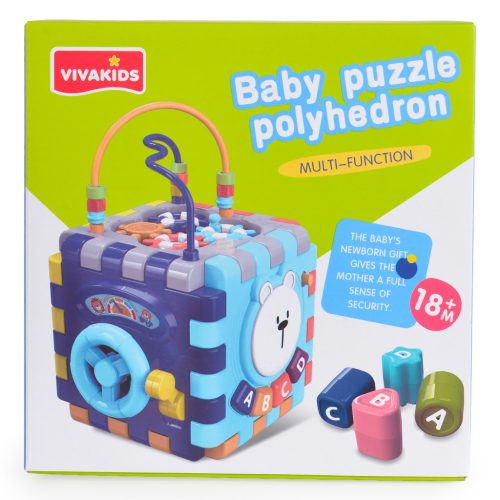 MONI montessori kocka KÉK – Zsebi Baba Shop