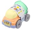 MOCHTOYS homokozó szett 6 részes, vödrös dömperrel PASZTELL ZÖLD/SÁRGA – gyermekjáték 3. kép