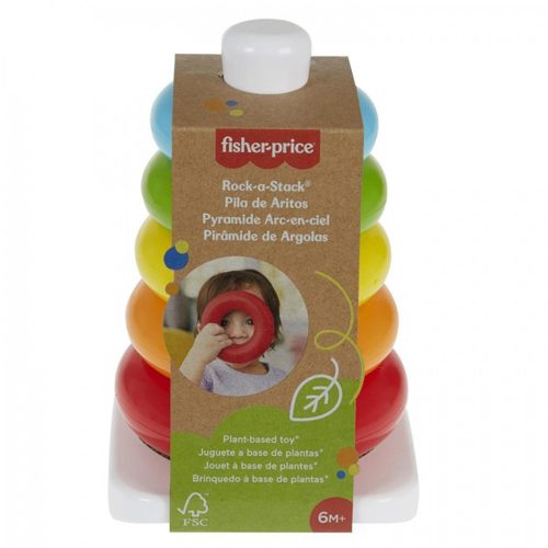 Fisher-Price fejlesztõ játék színes gyûrûpiramis ECO GRF09 – Zsebi Baba Shop