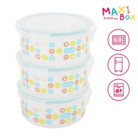Badabulle ételtároló Maxibox 3x500ml B004001 – babatermék 2. kép