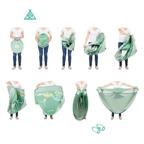 Badabulle Sátor Pop-Up UV-szûrõs B038205 – játszószőnyeg 5. kép