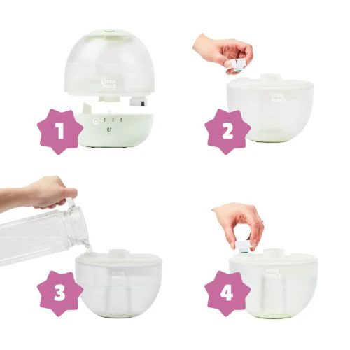 Badabulle ultrahangos párásító B047002 – Zsebi Baba Shop