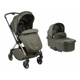 Kikkaboo babakocsi 2in1 átfordítható tolókarral Lanah army green – babakocsi 2. kép