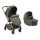 Kikkaboo babakocsi 2in1 átfordítható tolókarral Lanah army green – babakocsi 2. kép