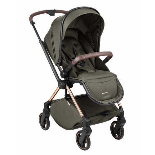 Kikkaboo babakocsi 2in1 átfordítható tolókarral Lanah army green – babakocsi 4. kép