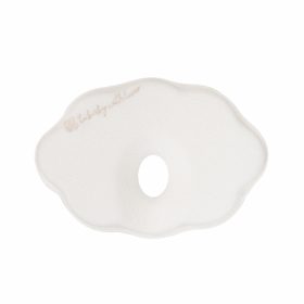 Kikkaboo párna - laposfejûség elleni memóriahabos ergonomikus Airknit  felhõ fehér – babatermék