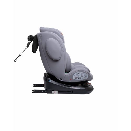 Kikkaboo gyerekülés i-Felix i-Size Isofix 40-150 cm világosszürke – 40–150 cm-es autósülés 5. kép