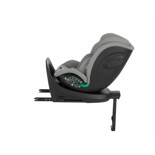 Kikkaboo gyerekülés i-Twist i-Size Isofix 40-150 cm világosszürke – 40–150 cm-es autósülés 6. kép
