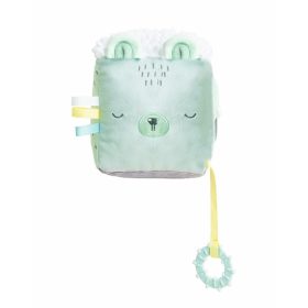 Kikkaboo készségfejlesztõ játékkocka plüss Bear With Me menta – Zsebi Baba Shop