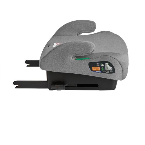 Kikkaboo ülésmagasító i-Tip i-Size Isofix 125-150 cm világosszürke – ülésmagasító 1. kép