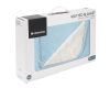 Kikkaboo takaró prémium pamut/sherpa kétoldalas 75x100cm Dream Big melange kék – babatermék 1. kép