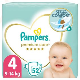 Pampers Premium Care 4 pelenka 9-14kg 52db – babapelenka
