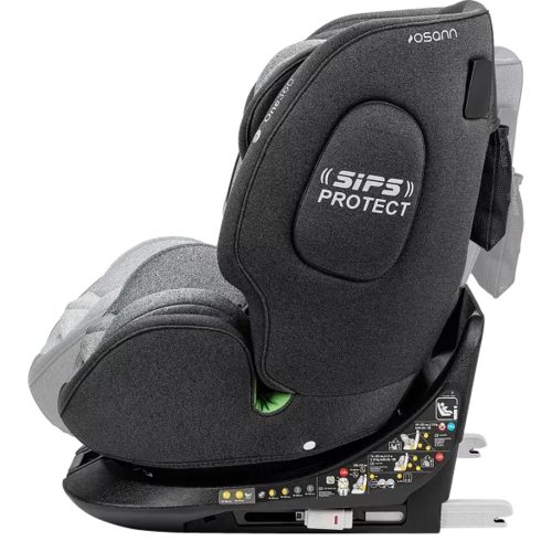 Osann gyerekülés One360 i-Size Isofix 40-150 cm szürke – 40–150 cm-es autósülés 5. kép