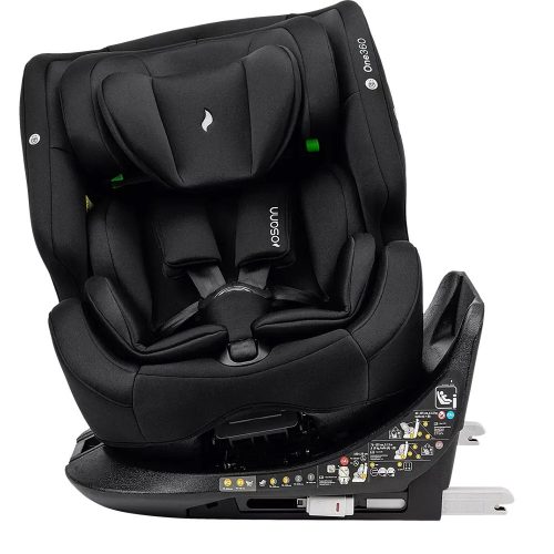 Osann gyerekülés One360 i-Size Isofix 40-150 cm fekete – 40–150 cm-es autósülés 4. kép