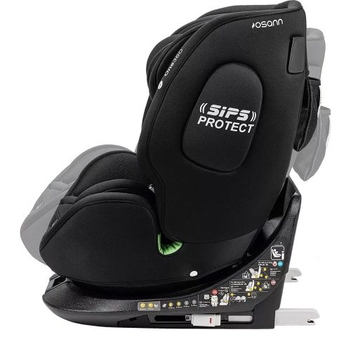 Osann gyerekülés One360 i-Size Isofix 40-150 cm fekete – 40–150 cm-es autósülés 5. kép