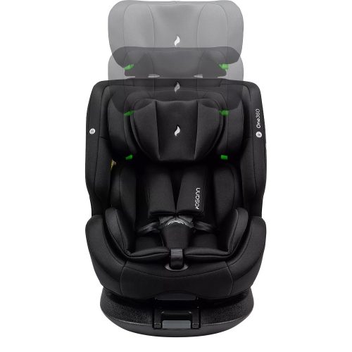 Osann gyerekülés One360 i-Size Isofix 40-150 cm fekete – 40–150 cm-es autósülés 1. kép