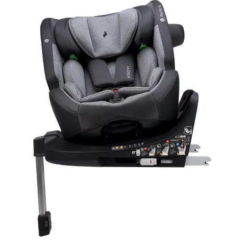 Osann gyerekülés One360SL i-Size Isofix kitámasztó láb 40-150 cm szürke – 40–150 cm-es autósülés 5. kép