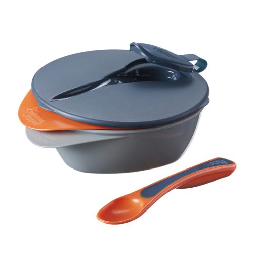 Tommee Tippee etetõtálka Feeding bowls tetõvel és kanállal – babatermék 1. kép