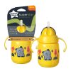 Tommee Tippee itatópohár - Superstar Training Straw Cup szívószálas 300ml 6hó sárga – Zsebi Baba Shop