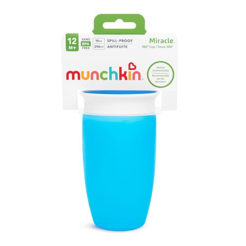 Munchkin itatópohár Miracle Cup 296ml 12hó kék – Zsebi Baba Shop