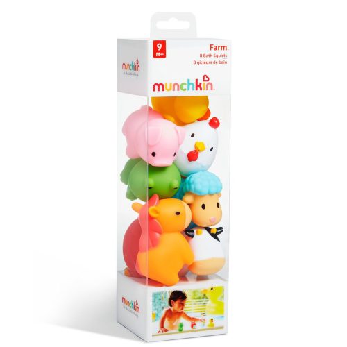 Munchkin fürdõjáték Farm 8db – fürdetési kiegészítő 1. kép
