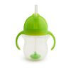 Munchkin itatópohár szívószálas súlyozott Tip and Sip 207ml 6hó zöld – Zsebi Baba Shop