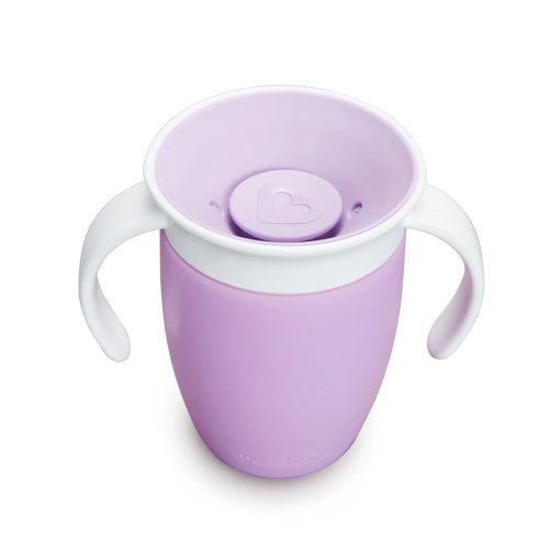 Munchkin itatópohár Miracle Cup 207ml 6hó lila – Zsebi Baba Shop