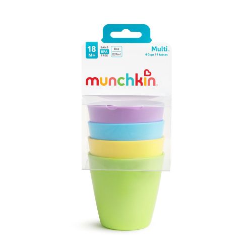 Munchkin pohár szett Multi 237ml 18hó 4db – Zsebi Baba Shop
