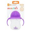 Munchkin itatópohár szívószálas súlyozott Tip and Sip 207ml 6hó lila – Zsebi Baba Shop