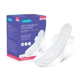 Lansinoh egészségügyi betét szülés utáni extra nedvszívó 0-2hét egyesével csomagolt 10db – Zsebi Baba Shop