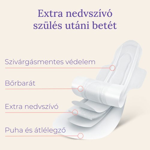 Lansinoh egészségügyi betét szülés utáni extra nedvszívó 0-2hét egyesével csomagolt 10db – Zsebi Baba Shop